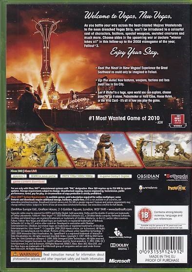 Fallout New Vegas - XBOX 360 (B Grade) (Genbrug)